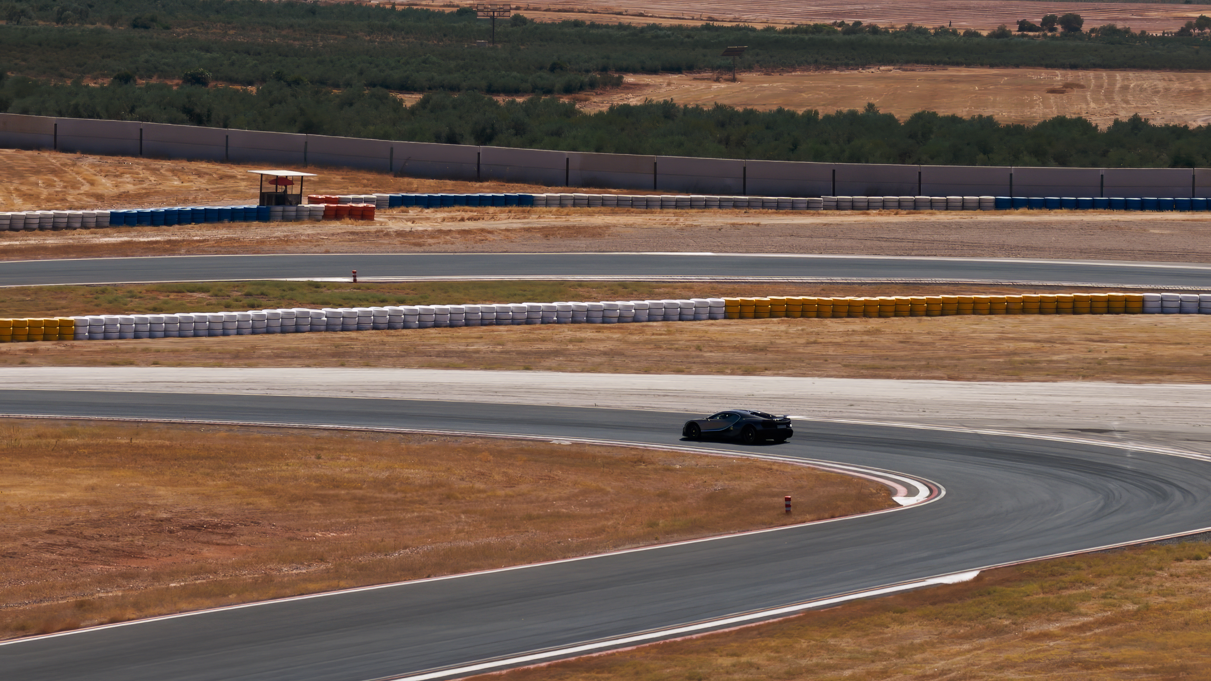 The TOURBILLON underwent extensive testing for several days at the Seville racetrack before testing continued on the roads of southern Spain.
